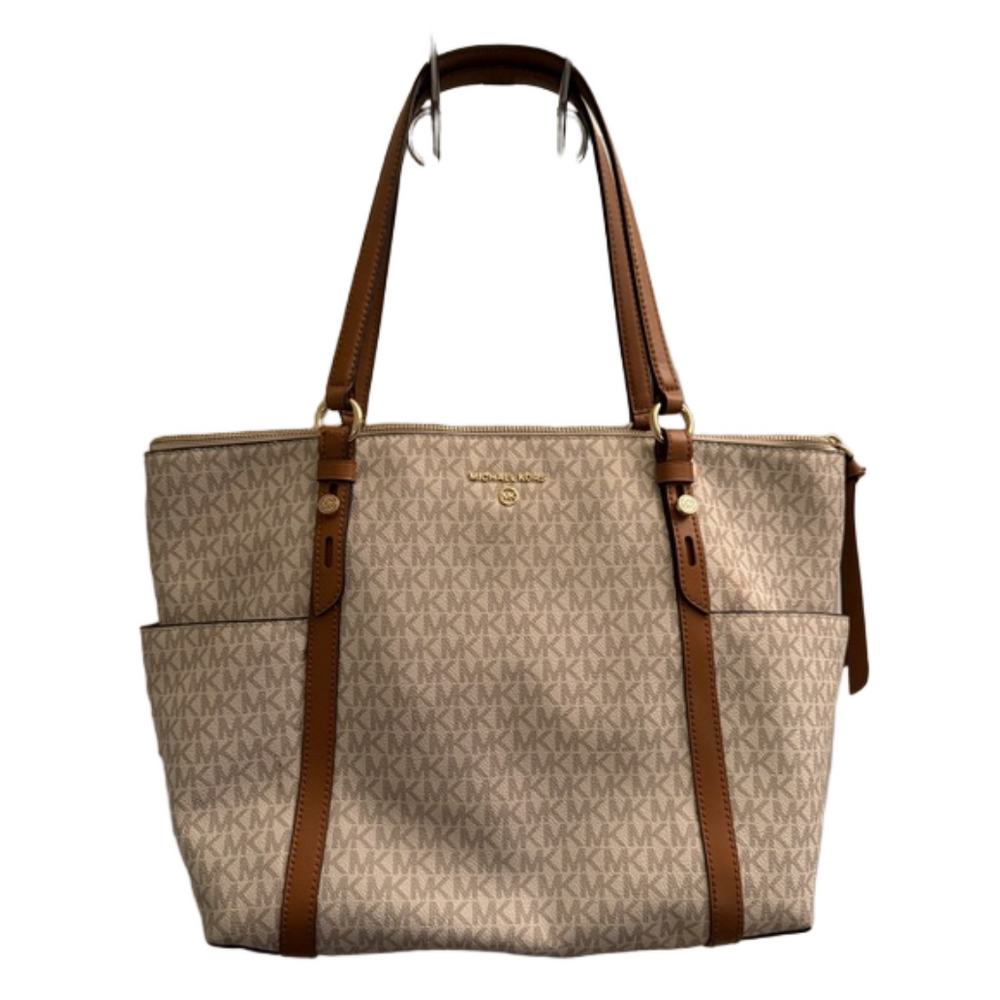 MICHAEL Michael Kors Beige and Brown Tote